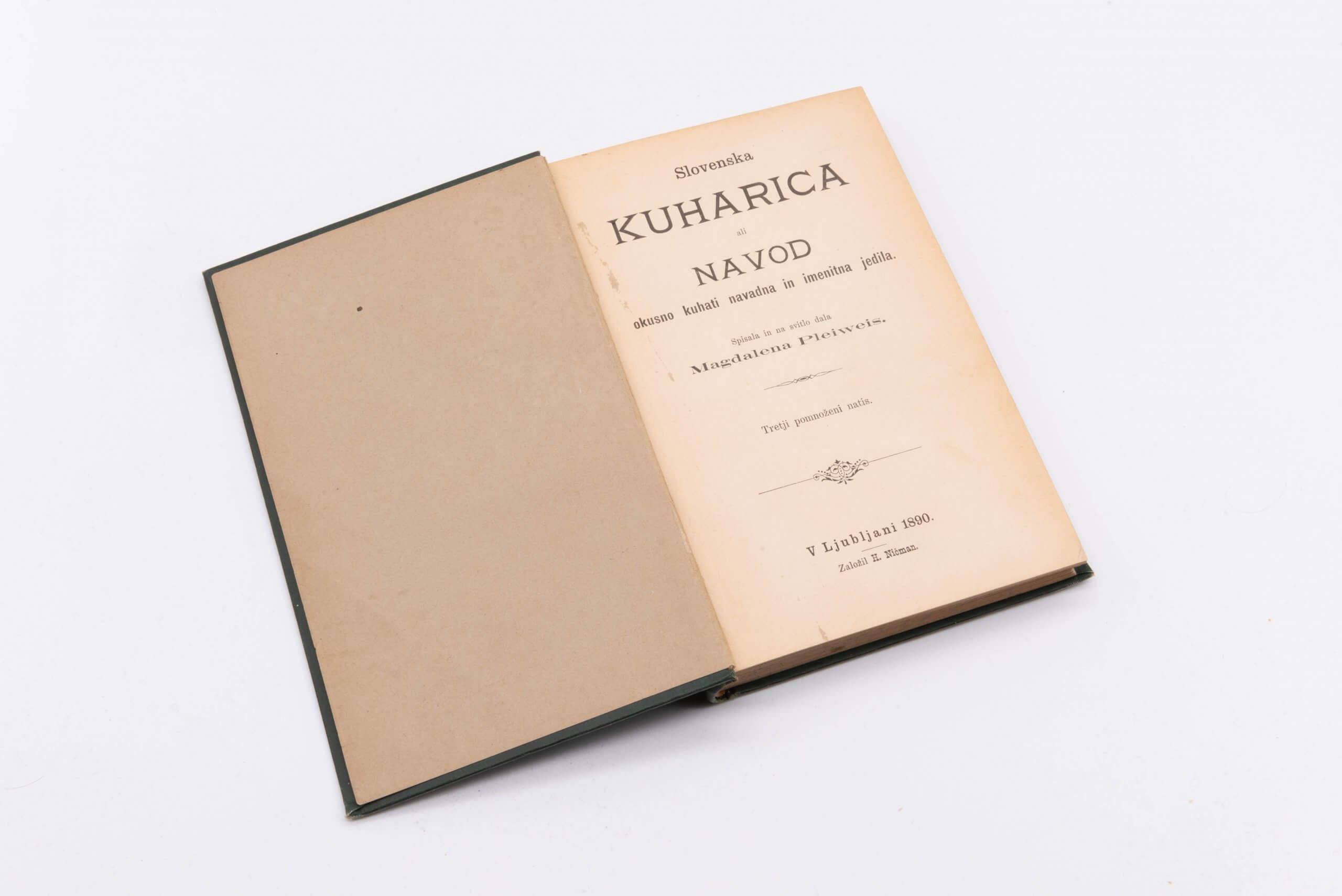 Magdalena Pleiweis: Slovenska Kuharica – 1890 Antikvarne knjige Magdalena Pleiweis: Slovenska Kuharica – 1890 Antikvarne knjige