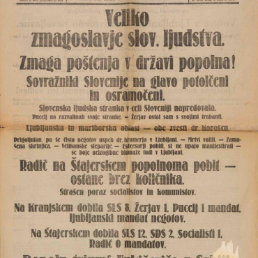 <a href="https://zakladnicazgodovine.si/product/slovenec-veliko-zmagoslavje-slov-ljudstva-1927/">Slovenec – Veliko zmagoslavje slov. ljudstva 1927</a> Knjige in Stari tiski