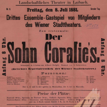 <a href="https://zakladnicazgodovine.si/product/gledaliski-plakat-dezelno-gledalisce-ljubljana-1881/">Gledališki plakat – Deželno gledališče Ljubljana – 1881</a> Umetnine in Grafike