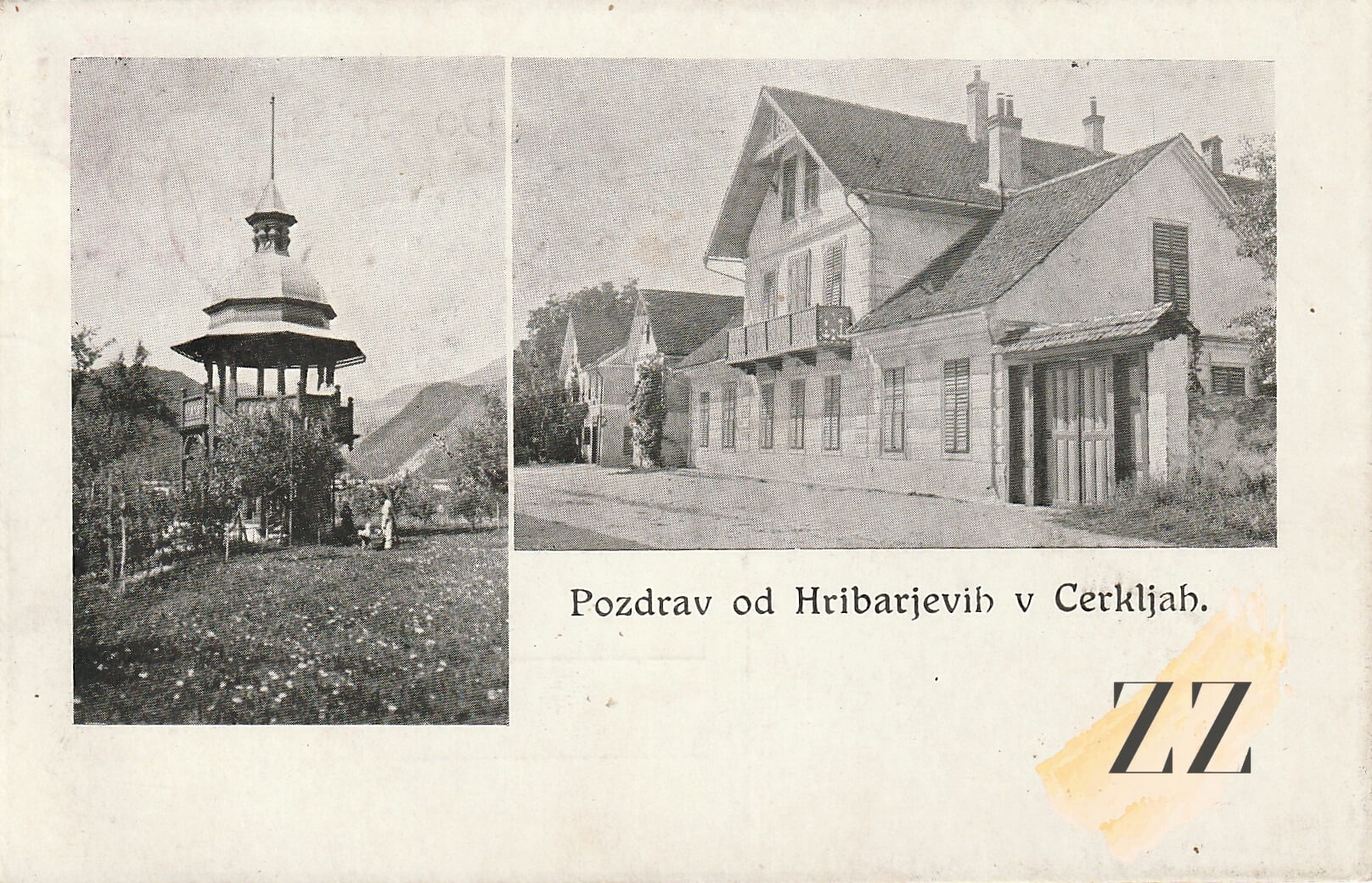 Cerklje na Gorenjskem – Hribarjeva vila – Rokopis Ivan Hribar Dokumenti, Avtogrami in Pisma Cerklje na Gorenjskem – Hribarjeva vila – Rokopis Ivan Hribar Dokumenti, Avtogrami in Pisma