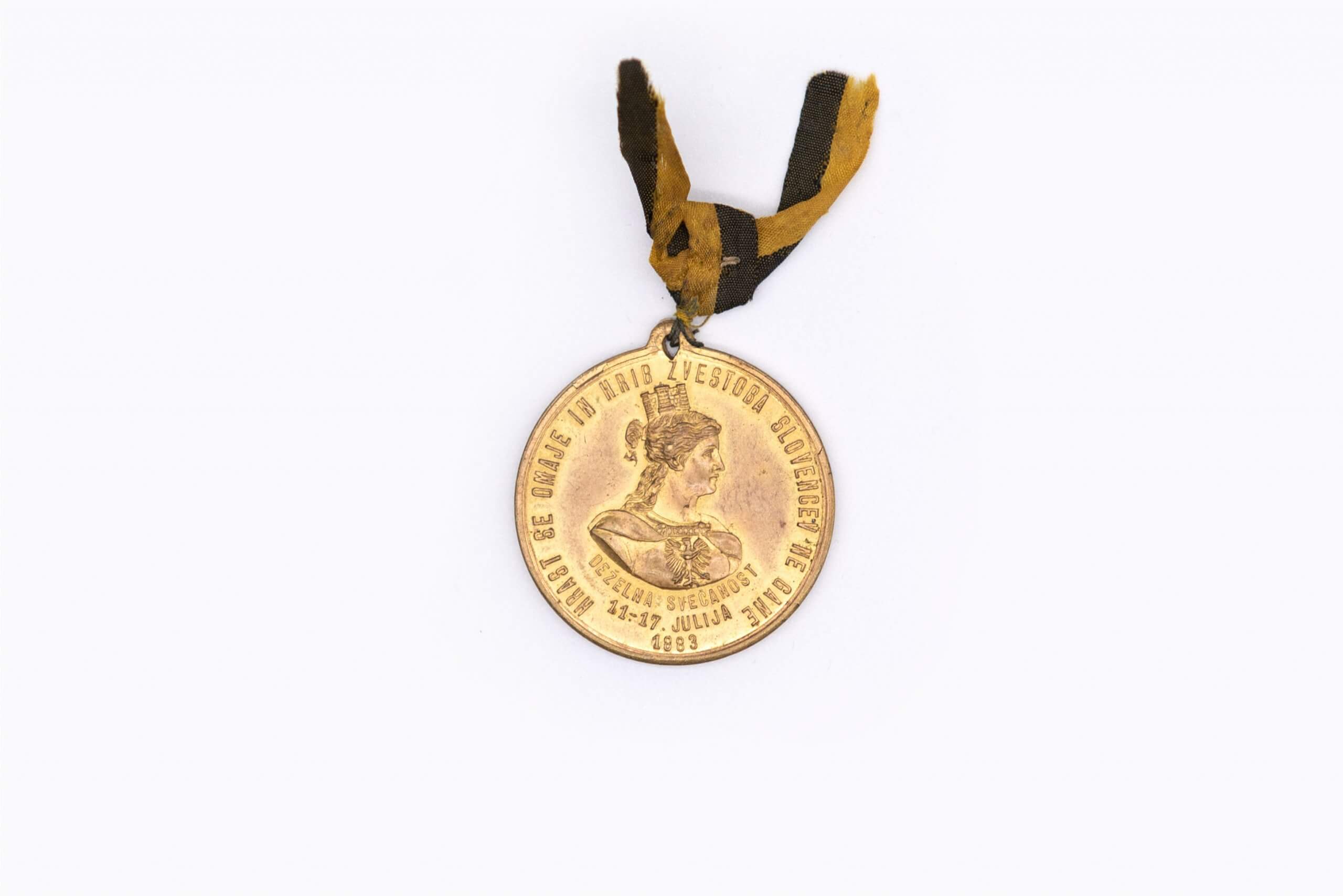 Spominska medalja – šestoletna zveza dežele Kranjske – 1883 Civilne medalje in značke šestoletna zveza medalja
