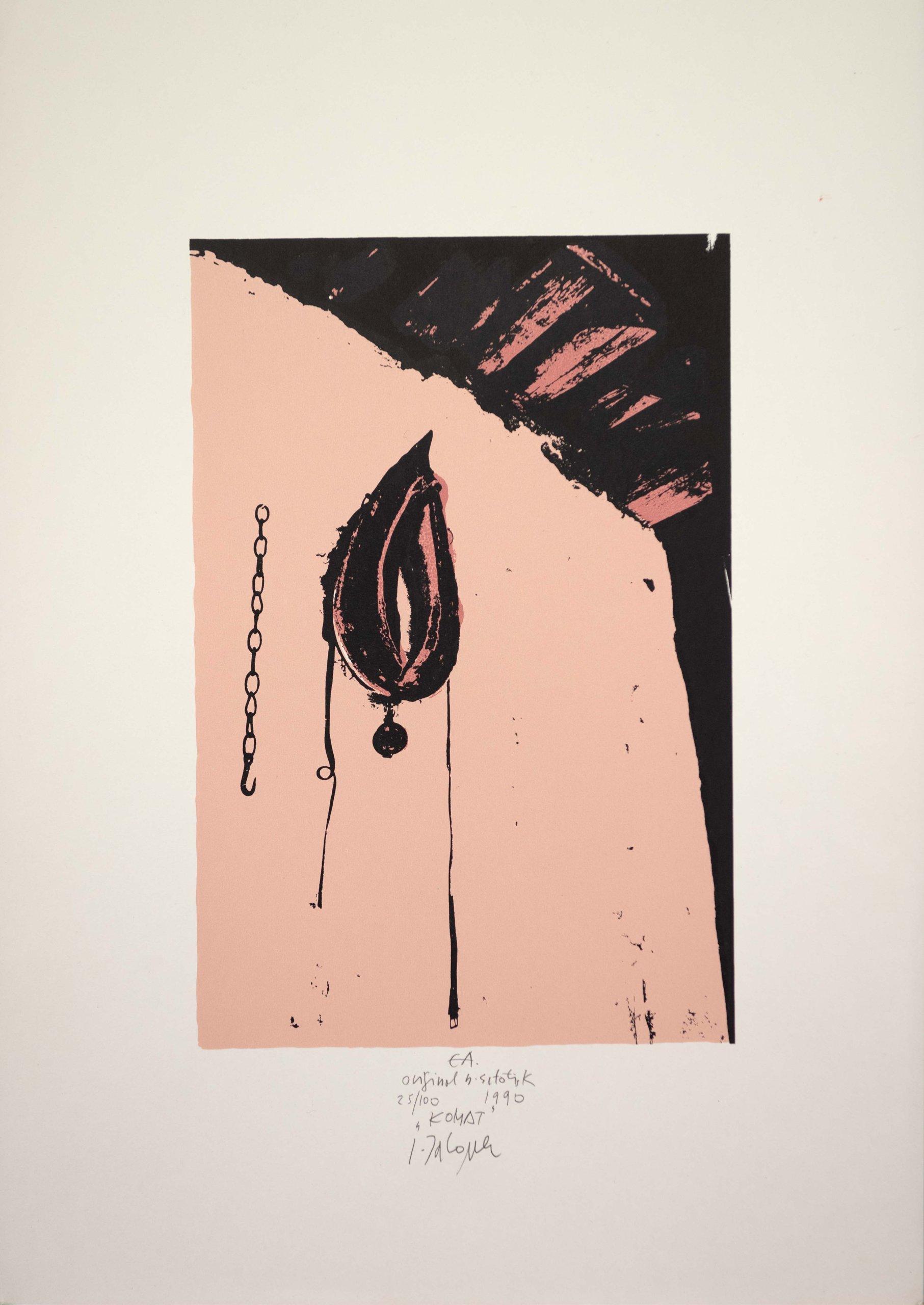 Izidor Jalovec: Komat, 1990 Grafike Izidor Jalovec: Komat, 1990 Grafike