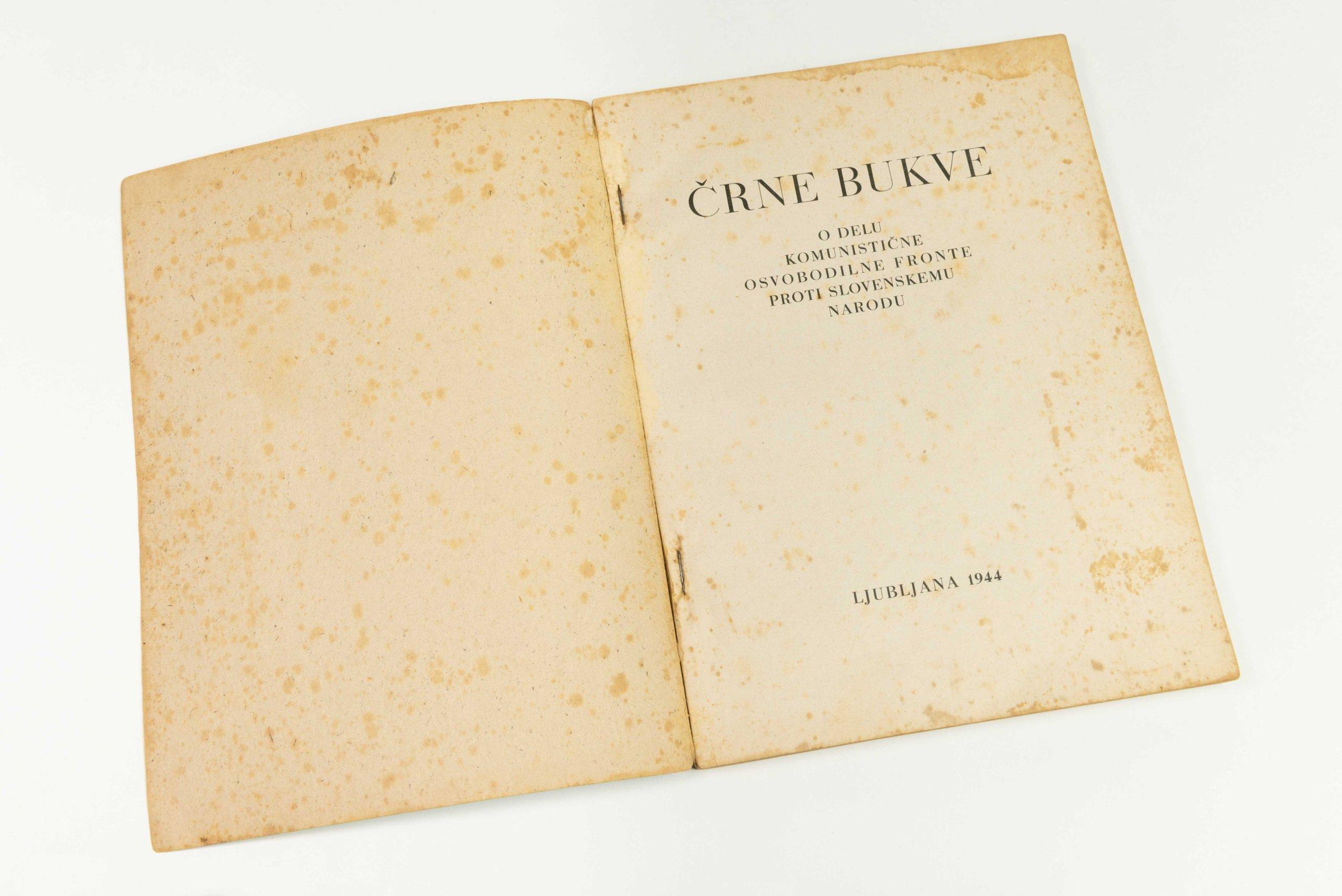Črne Bukve, 1944 Antikvarne knjige Črne Bukve, 1944 Antikvarne knjige