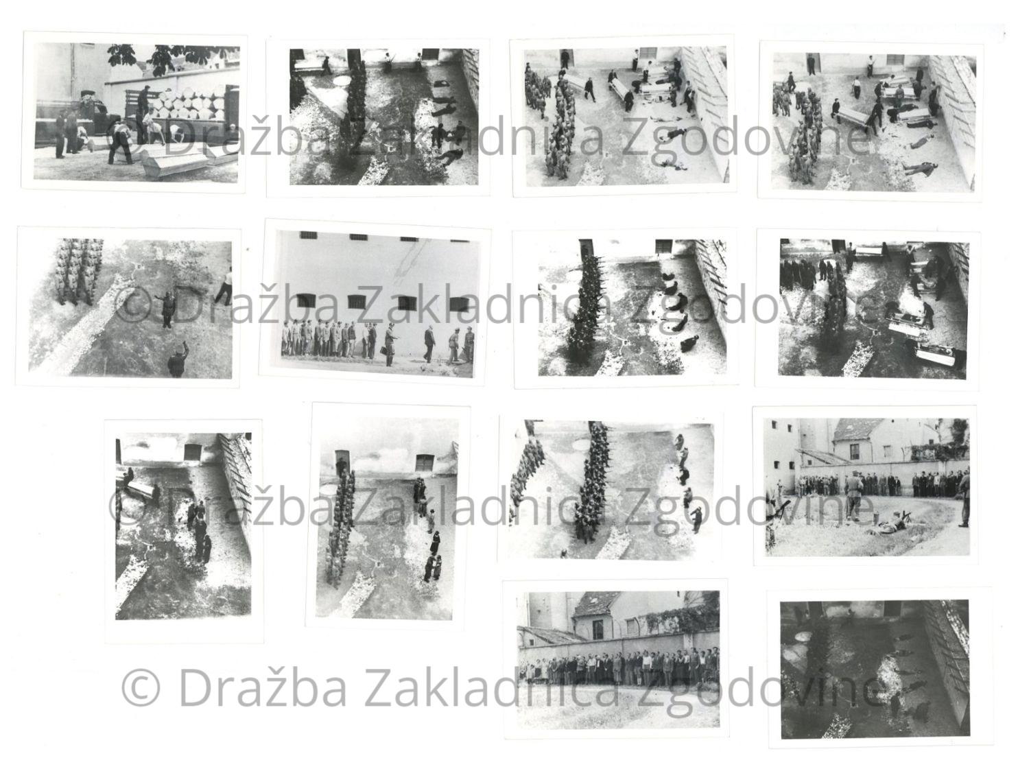 2. Serija 14 fotografij. Streljanje talcev 22. julija 1942 v Celju – Stari pisker. Dražba 2. Serija 14 fotografij. Streljanje talcev 22. julija 1942 v Celju - Stari pisker. - slika 2