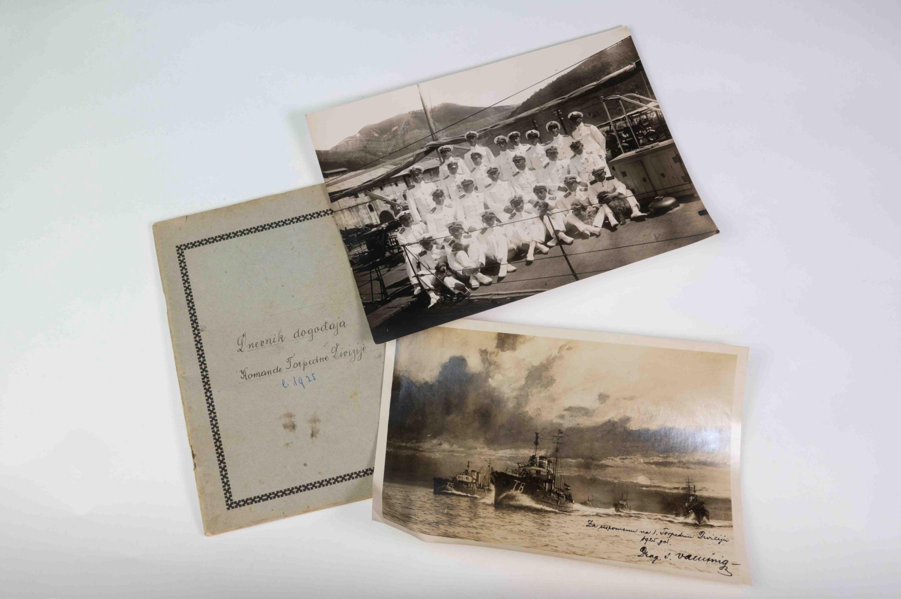 Kraljevina SHS: Ladijski dnevnik komande torpedne divizije, 1925 Militarije Kraljevina SHS: Ladijski dnevnik komande torpedne divizije, 1925