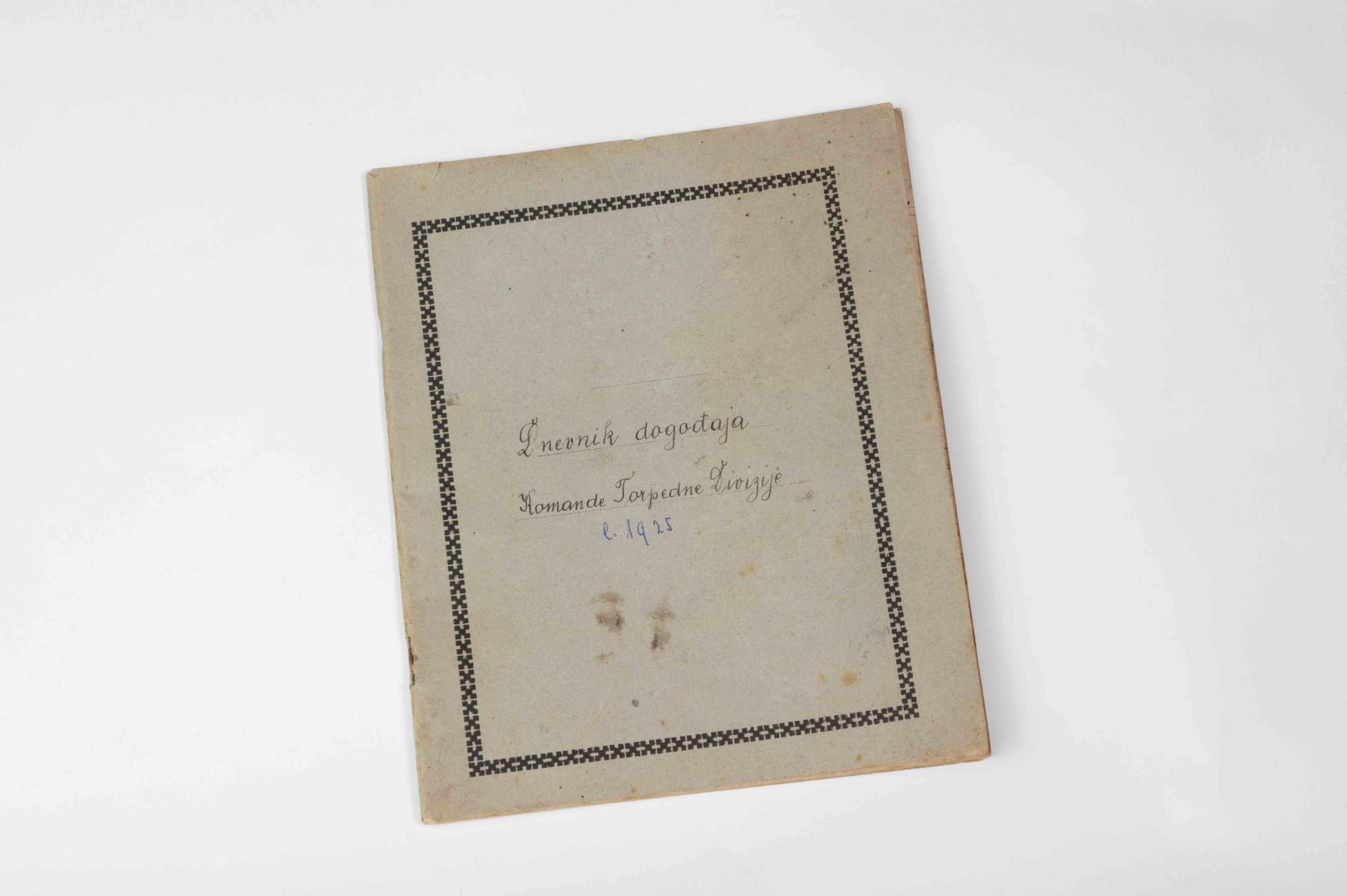 Kraljevina SHS: Ladijski dnevnik komande torpedne divizije, 1925 Militarije Kraljevina SHS: Ladijski dnevnik komande torpedne divizije, 1925 - slika 2