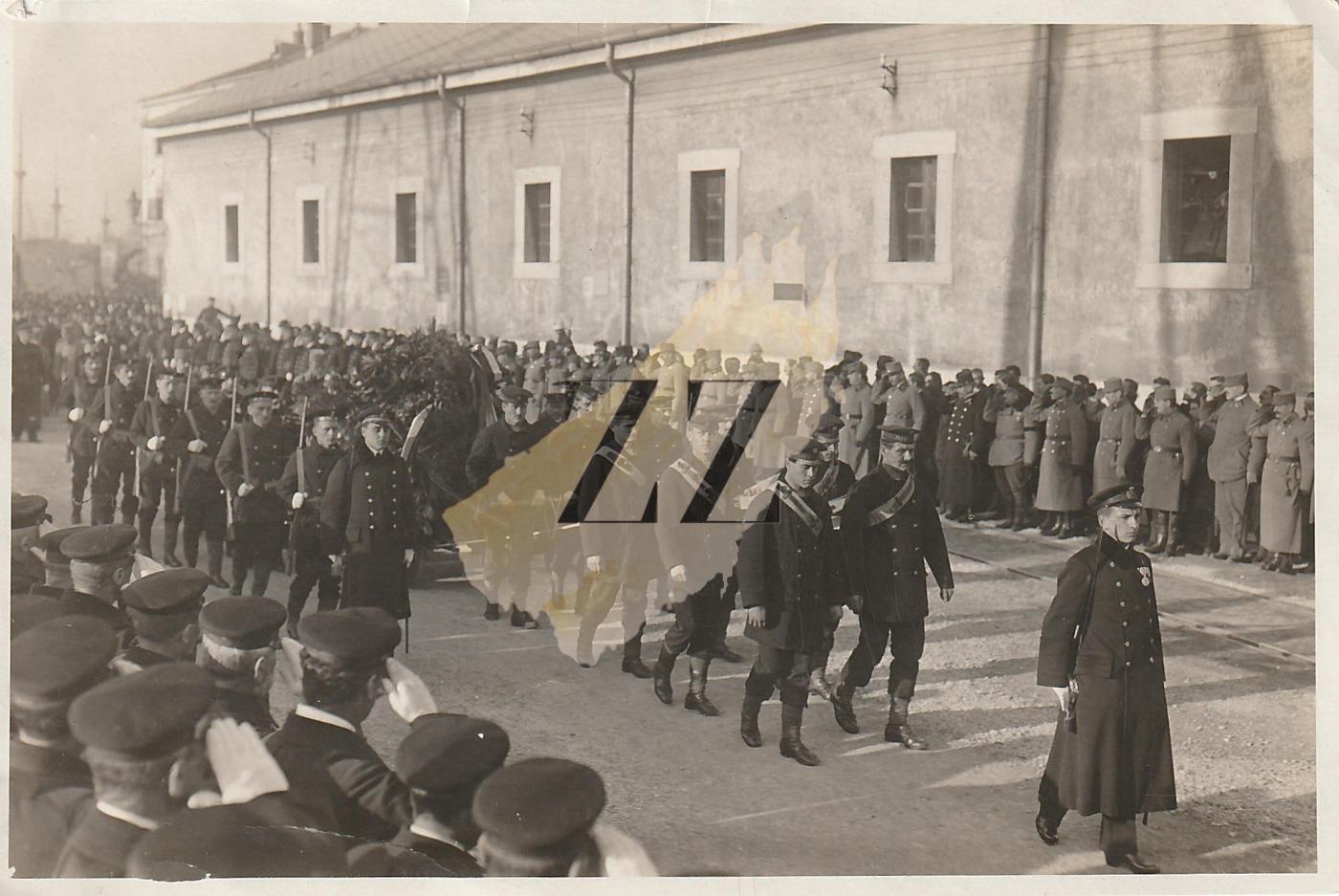 Pula – pogreb, veliki admiral Anton Haus, 1917 Fotografije Pula - pogreb, veliki admiral Anton Haus, 1917