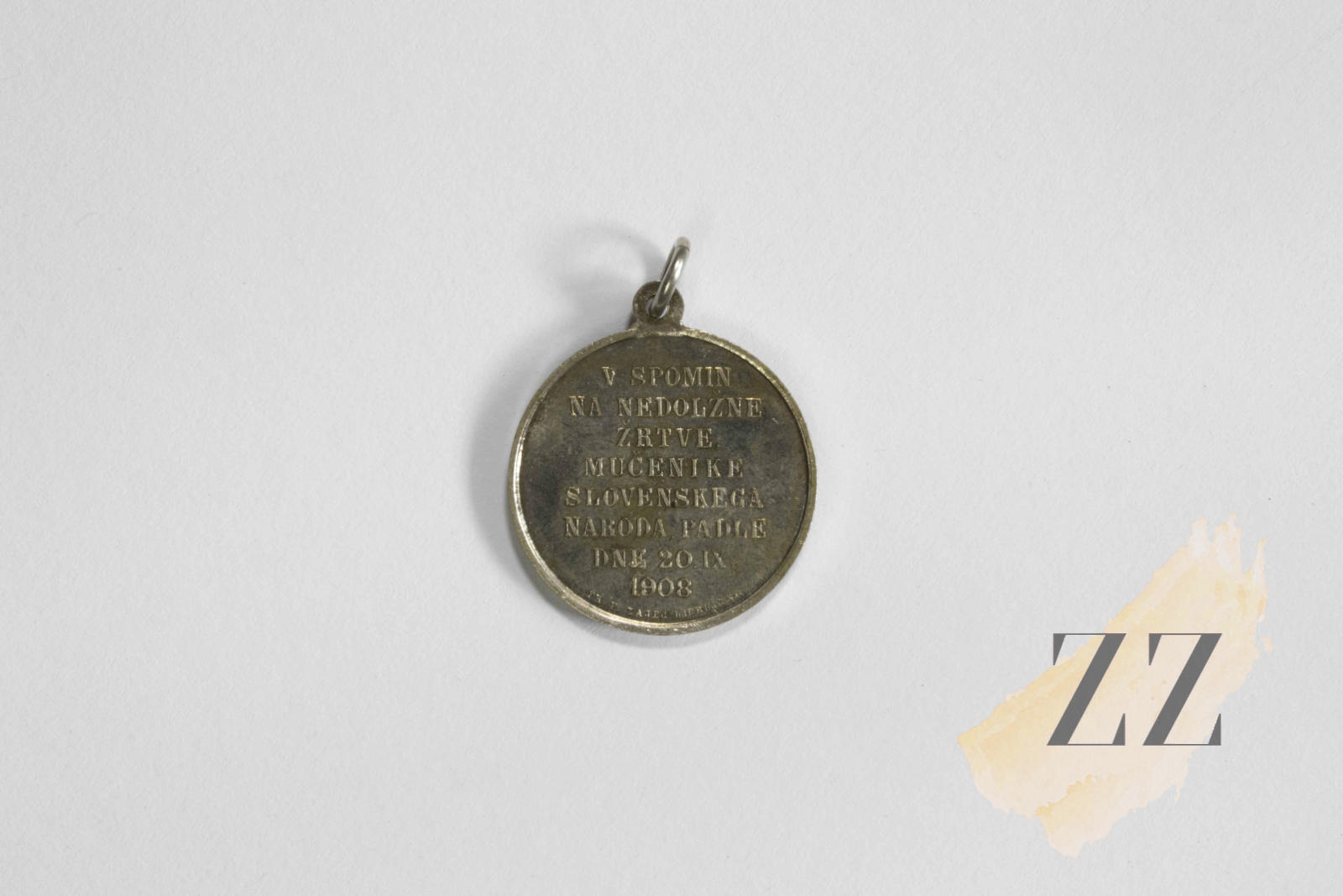 Medalja: Ne udajmo se, živela Slovenija, 1908 (Adamič – Lunder) Civilne medalje in značke Medalja: Ne udajmo se, živela Slovenija, 1908 (Adamič - Lunder) - slika 2