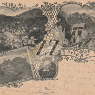 Idrija: Scopoli ter Putrihove klavže, 1901