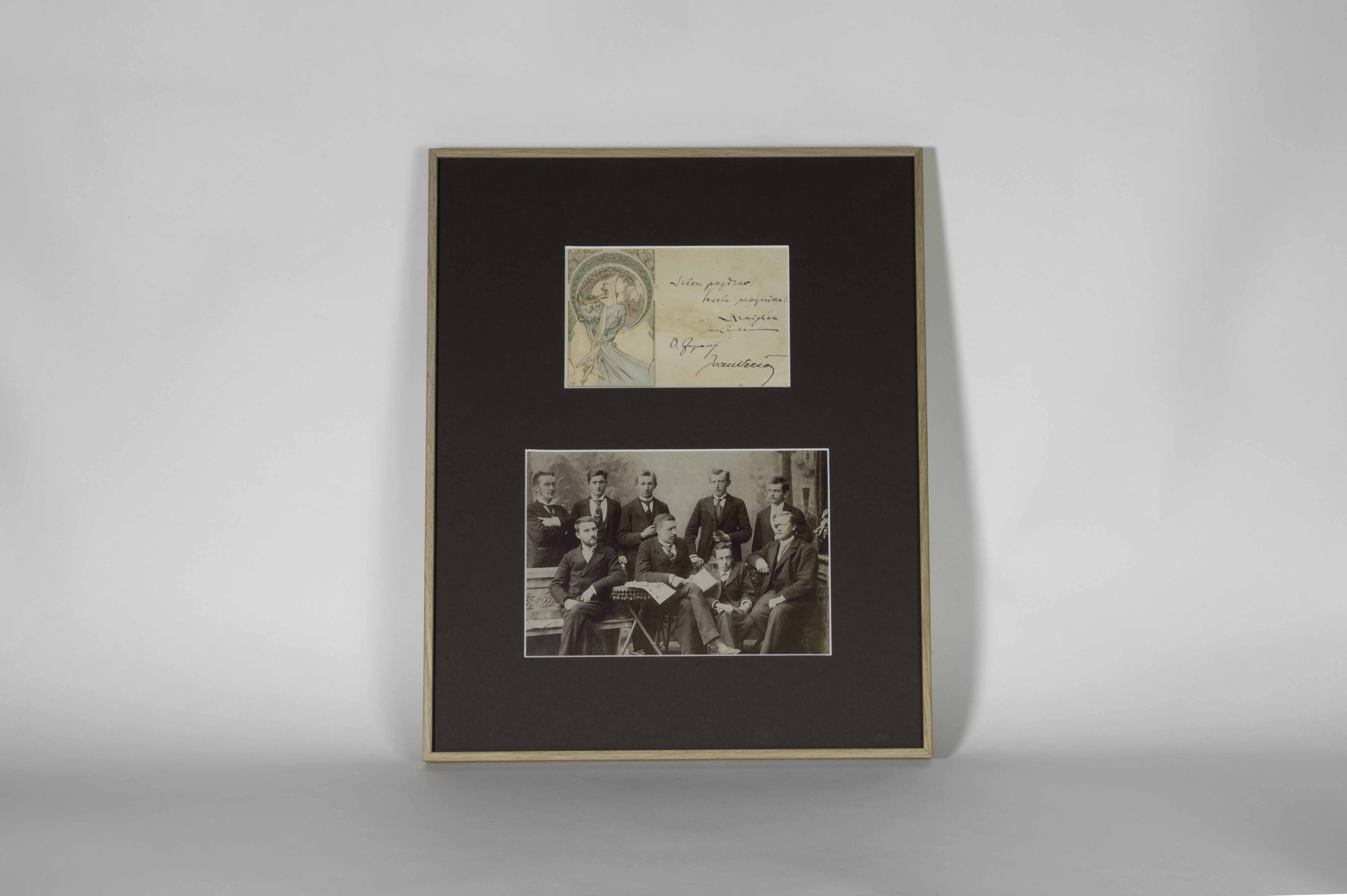 Dunaj Slovenska Moderna: Ivan Cankar, Oton Župančič, originalni podpisi, 1899 Dokumenti, Avtogrami in Pisma Dunaj Slovenska Moderna: Ivan Cankar, Oton Župančič, originalni podpisi, 1899 Dokumenti, Avtogrami in Pisma