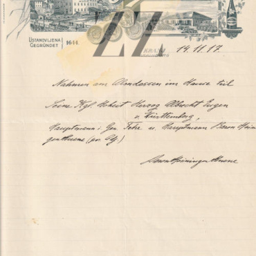 Kranj: Mavril Mayr pivovarna, 1917, plemiški zapis