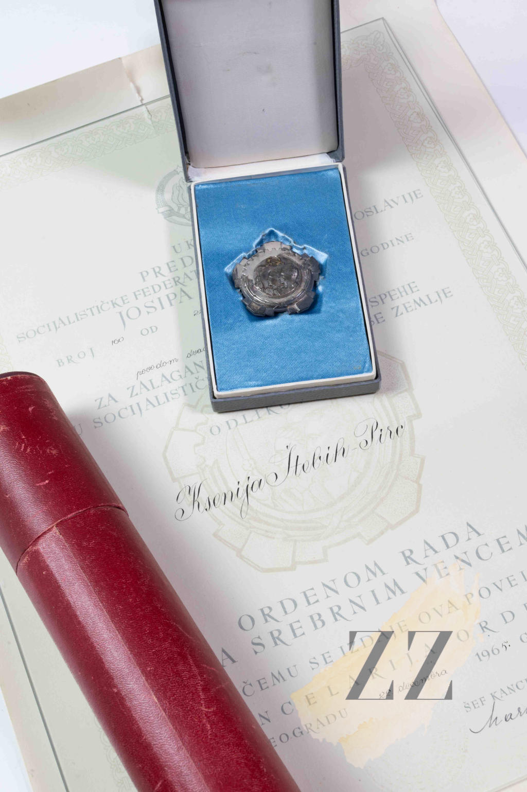 SFRJ Jugoslavija: Red dela s srebrnim vencem (orden rada) Civilne medalje in značke SFRJ Jugoslavija: Red dela s srebrnim vencem (orden rada) Civilne medalje in značke