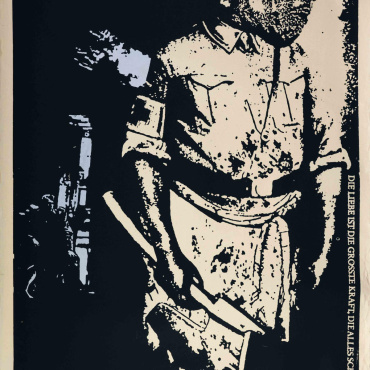 Plakat: Laibach - Die Liebe ist die grösste Kraft, die alles schafft