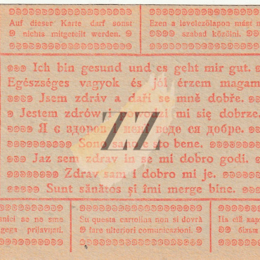 Dopisnica: Jaz sem zdrav in se mi dobro godi