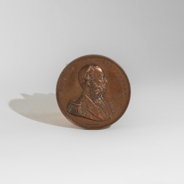 Medalja: Tegetthoff, odkritje spomenika, Pula, 1877