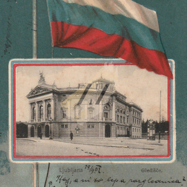 Ljubljana: Gledišče - Opera, narodna zastava